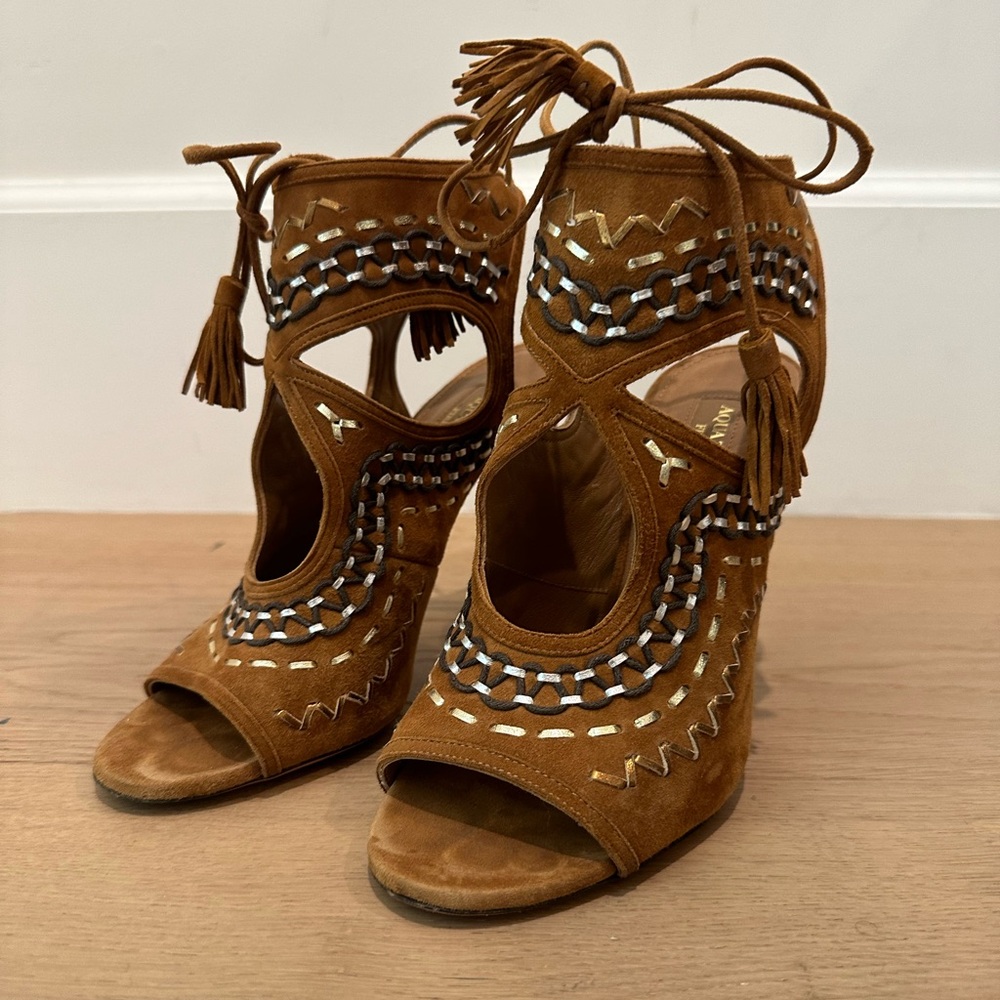 Aquazzura Sandals. Size 37.  Gently worn.